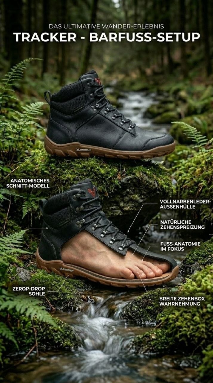 Outdoor Materialkunde: Warum Barfußschuhe die besseren Wanderschuhe sind!