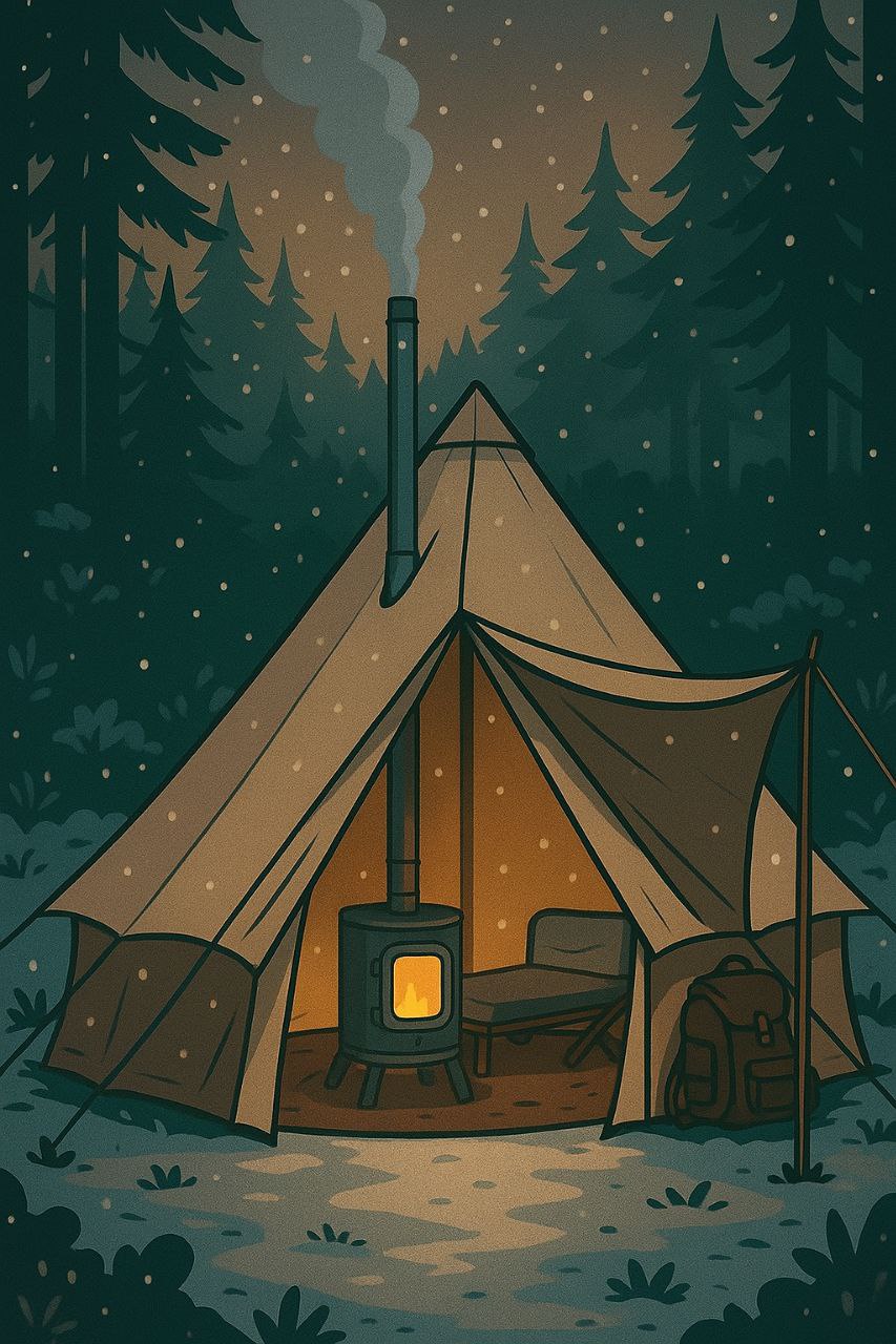 Tipi Zelte mit Ofenoption – perfekt für Herbst und Winter