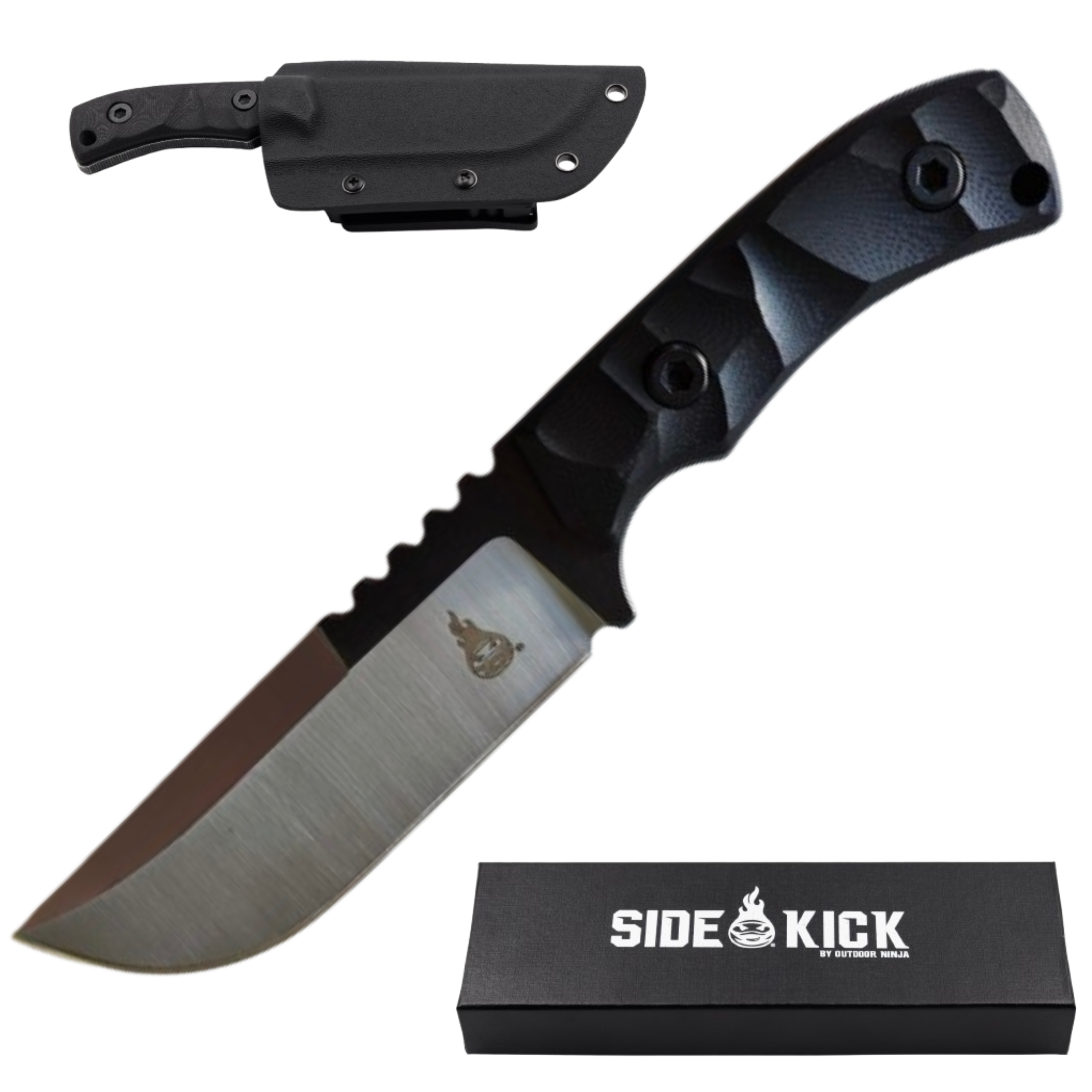 Side Kick Outdoor Messer + Kydexscheide mit Gürtelhalterung