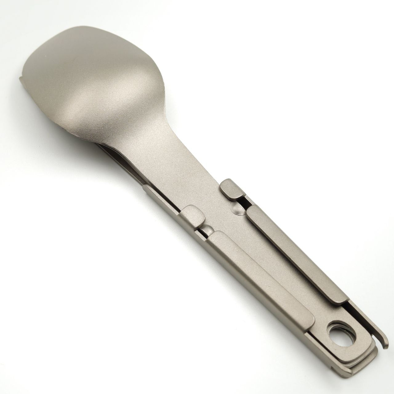 Titan Mini Besteckset Ultraleicht 39 g | 13 cm | Löffel, Gabel, Messer mit Flaschenöffner für Wandern, EDC & Camping