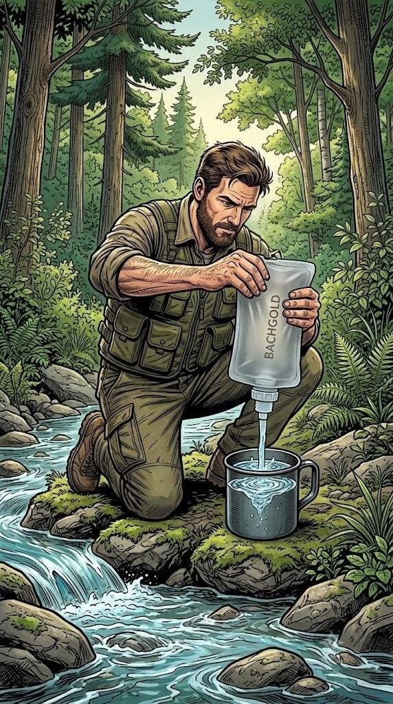 Outdoor Materialkunde: Der Bachgold Squeeze Wasserfilter im Ninja Check