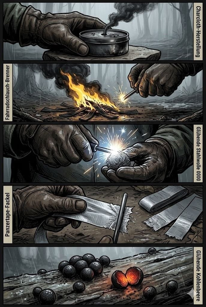 5 Zunderarten die du nicht kennst